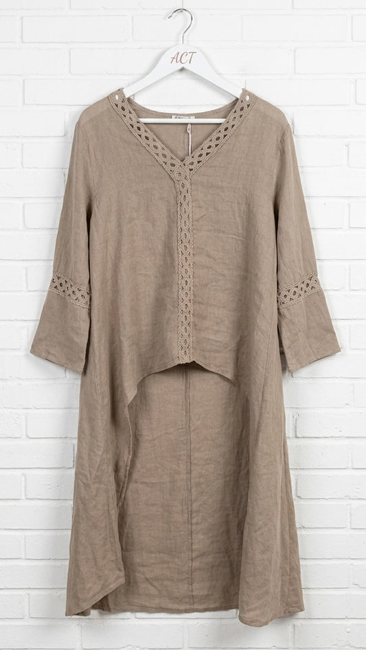 Conjunto lino bordado +5 colores