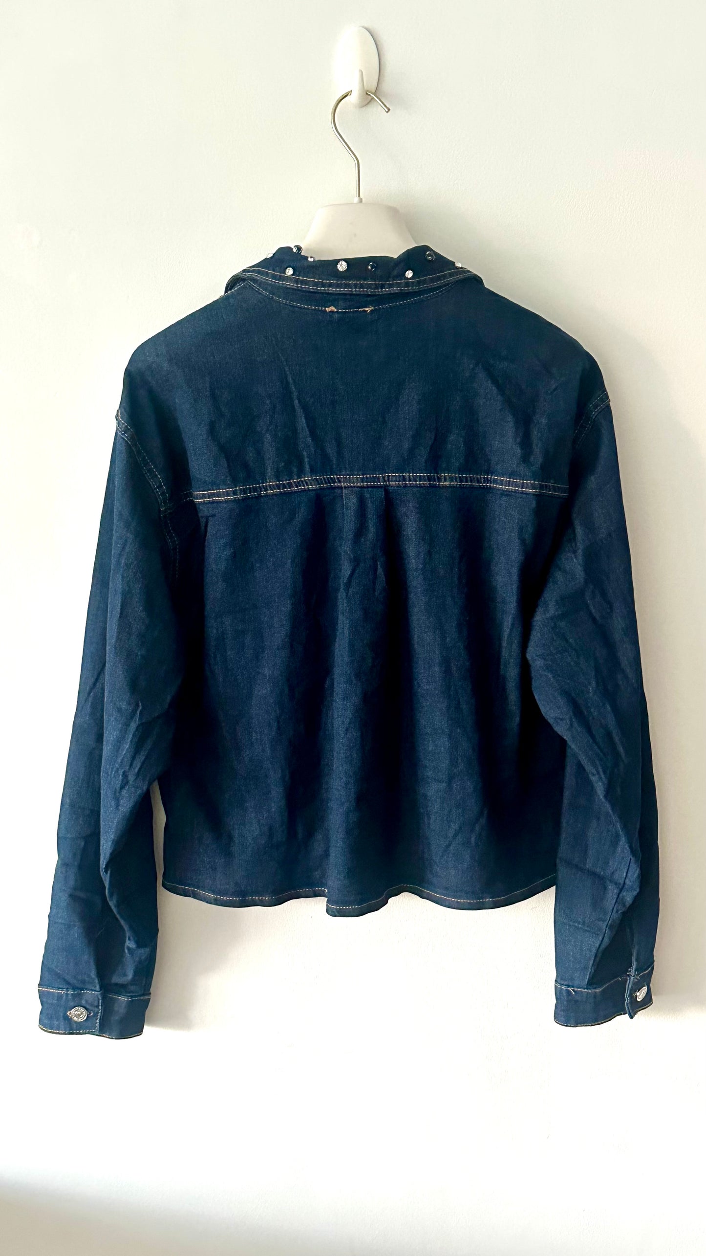 Camisa tejana pedrería