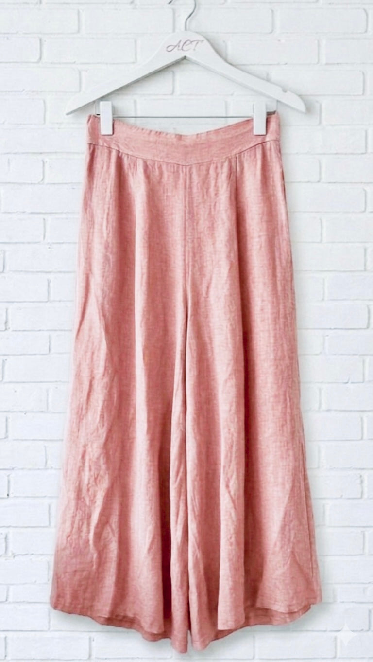 Pantalón lino basic Aurora +6 colores