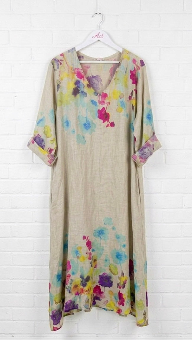 Vestido floral +2 colores