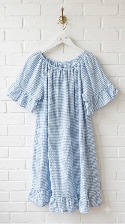 Vestido volantes vichy +7 colores