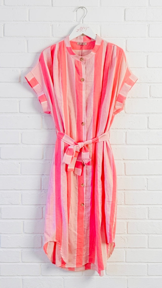 Vestido chic rayas +2 colores