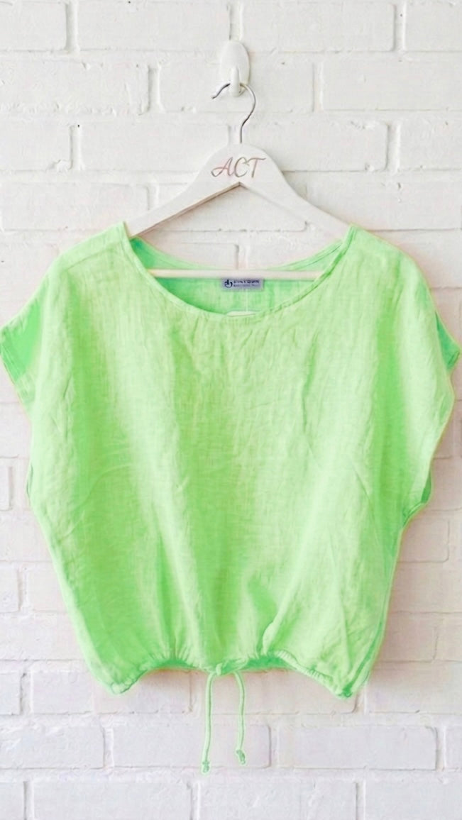 Blusa cordón lino Aurora +5 colores