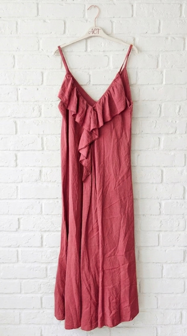 Vestido cascada+ 6 colores