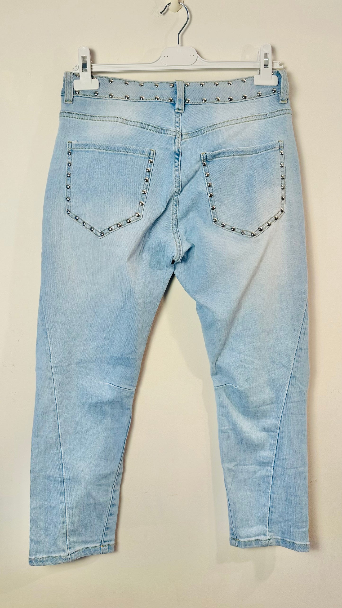 Pantalón pitillo S-woman tachas