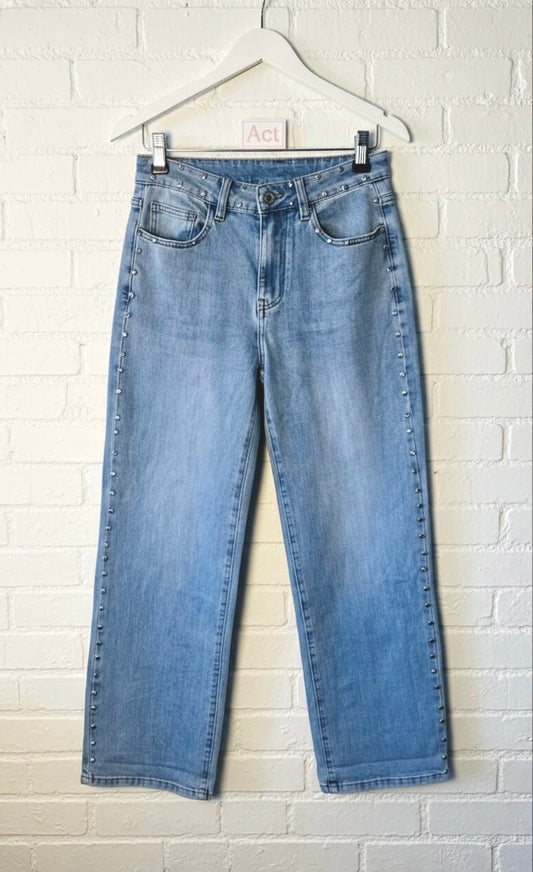 Pantalón denim estrella