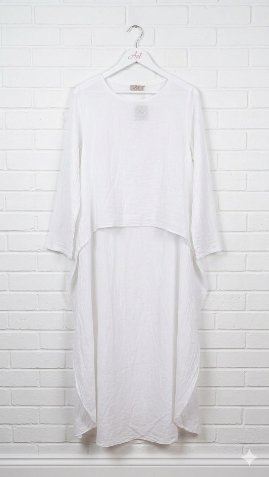 Maxi Blusa irregular +2 colores