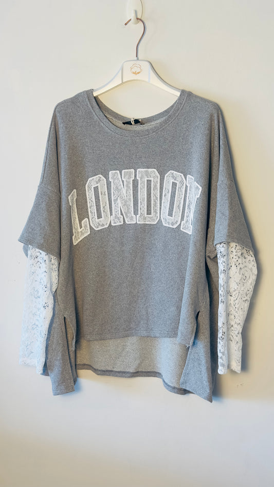 Sudadera felpa London +2 colores