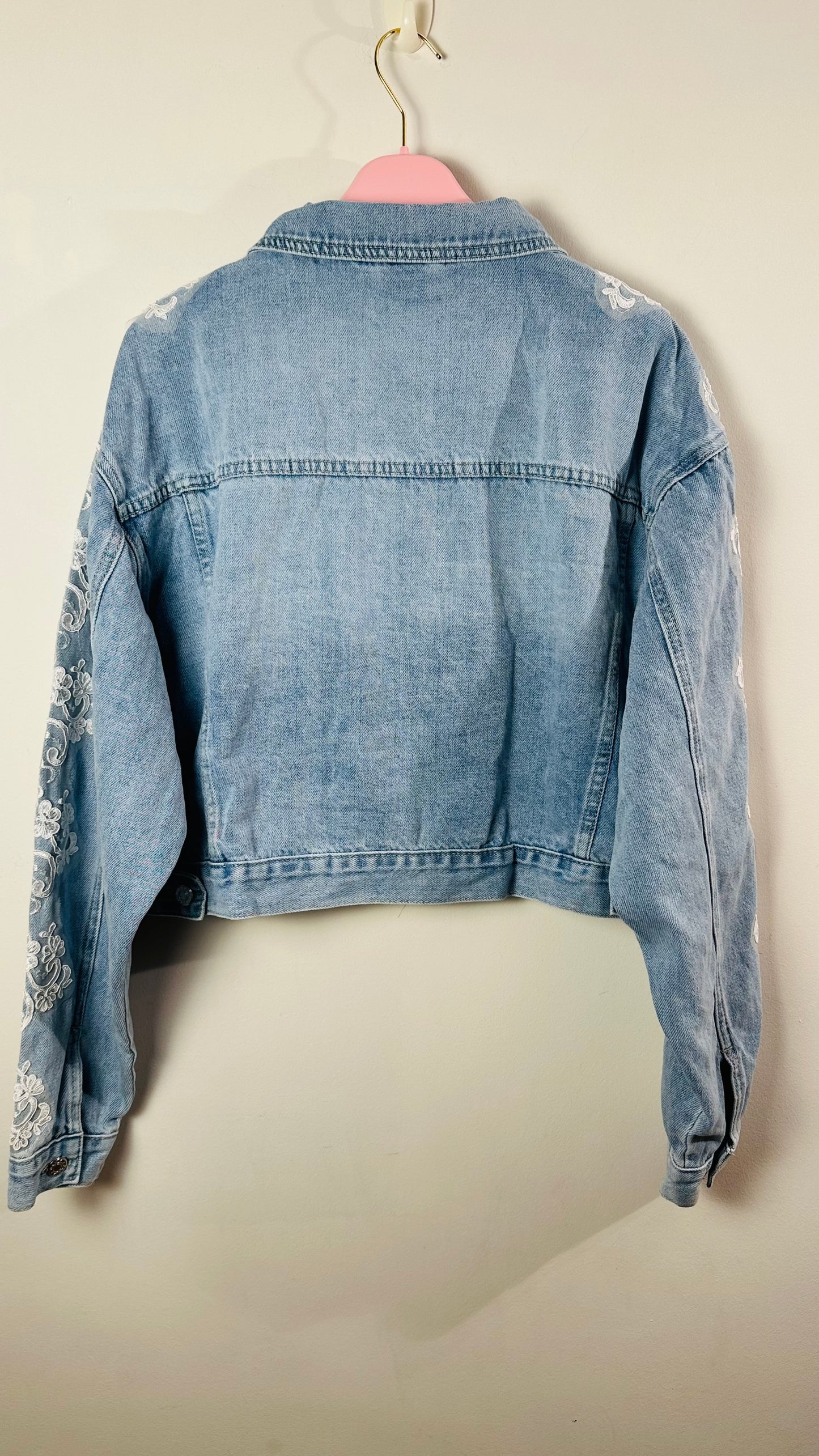 Chaqueta texana encaje