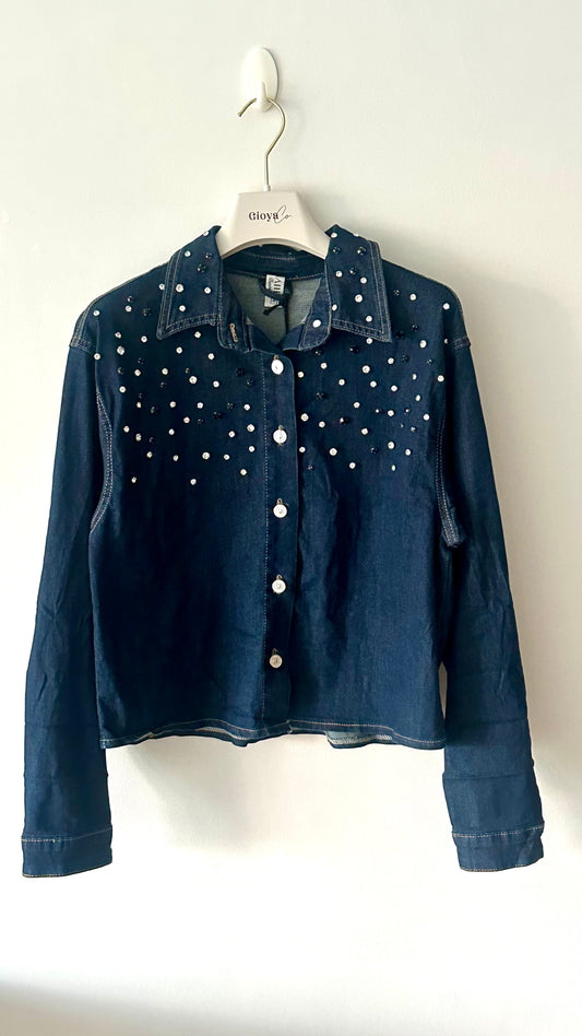 Camisa tejana pedrería