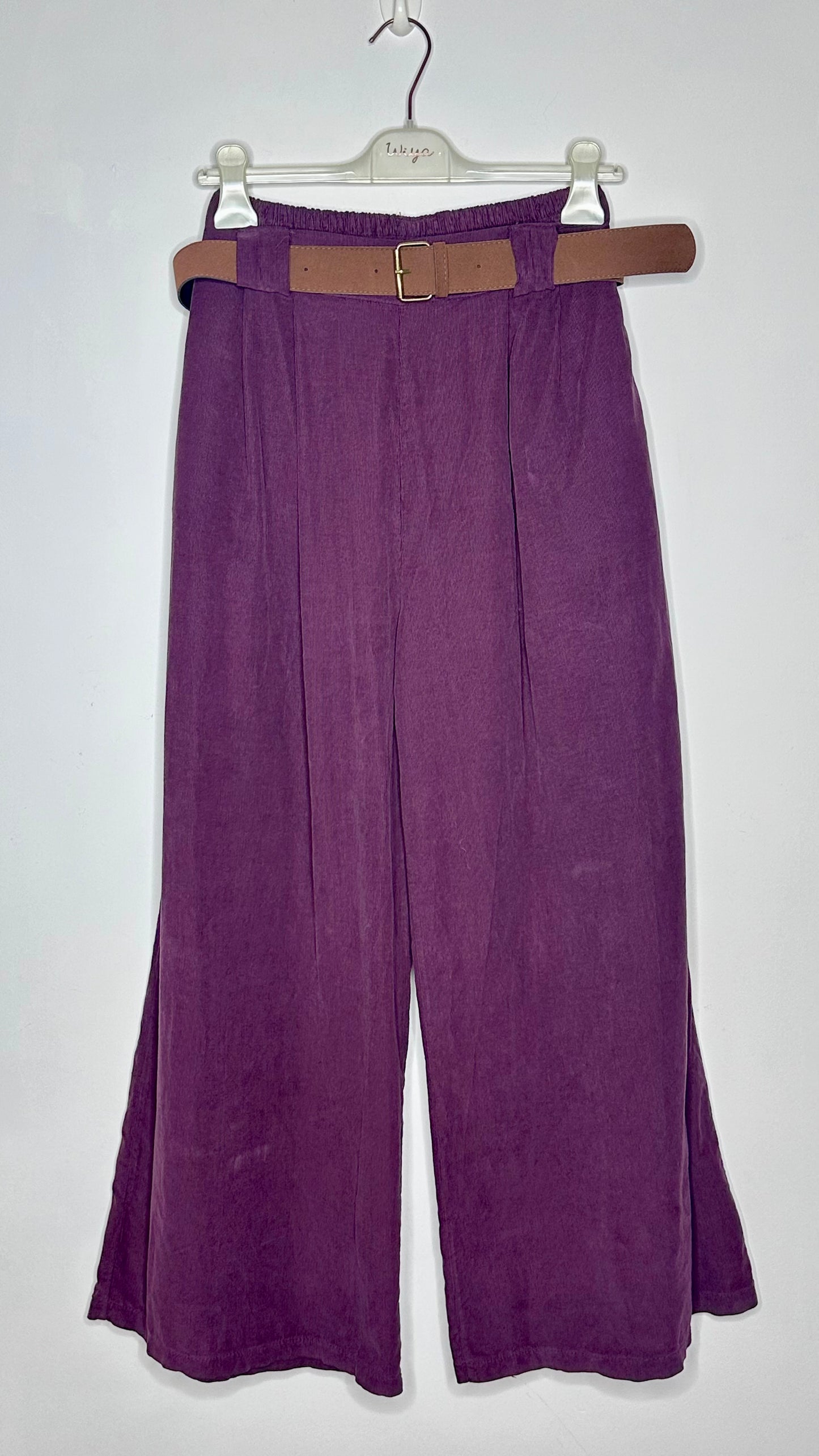 Micro corduroy palazzo pants +4 color