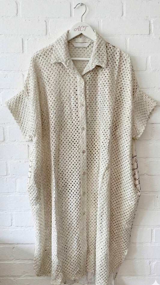Kaftan camisero Frida Kahlo
