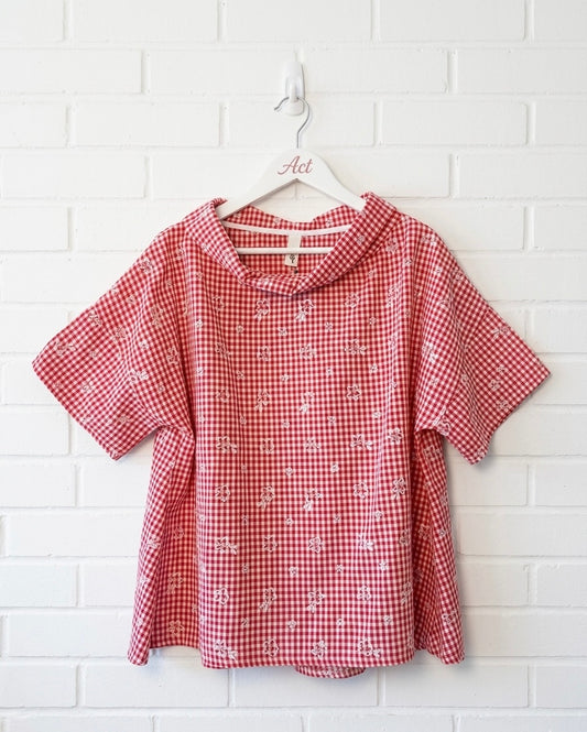 Camisa bordado floral +3 colores