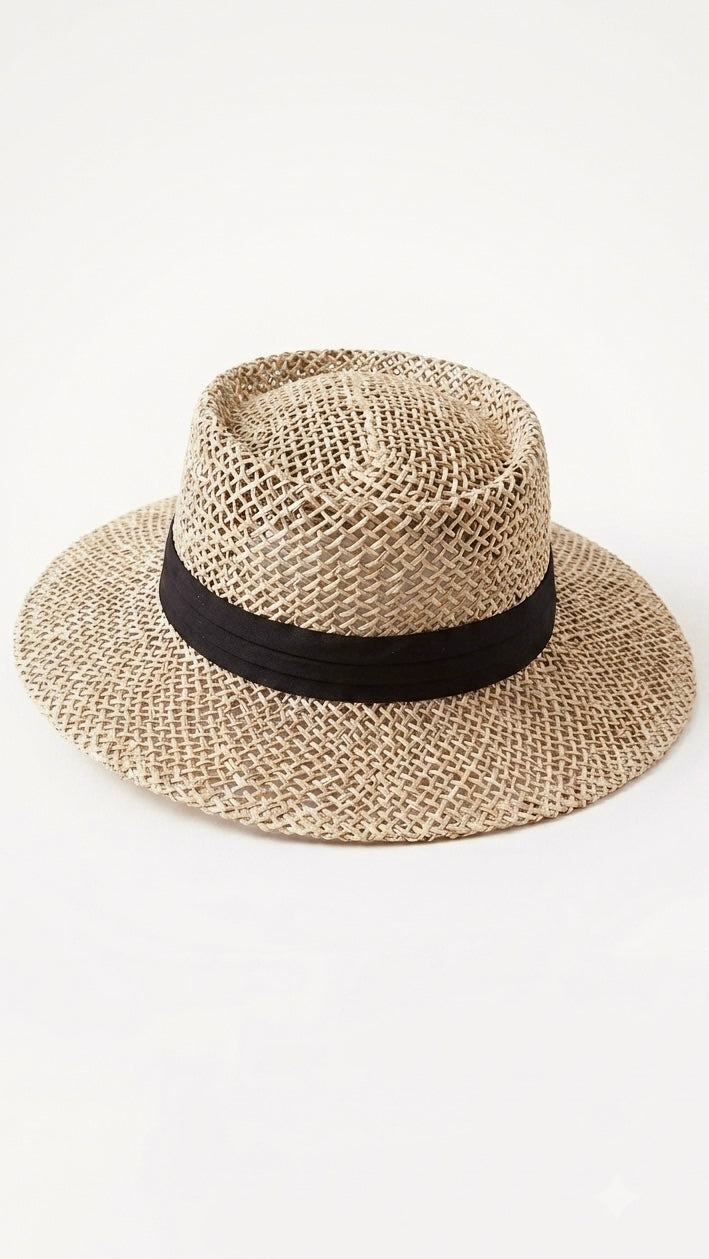 Sombrero calima de paja natural