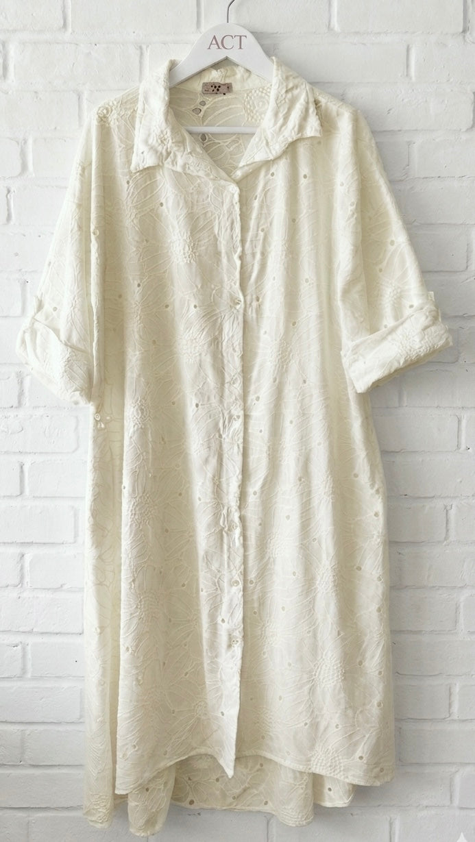 Vestido camisero largo senda +3 colores