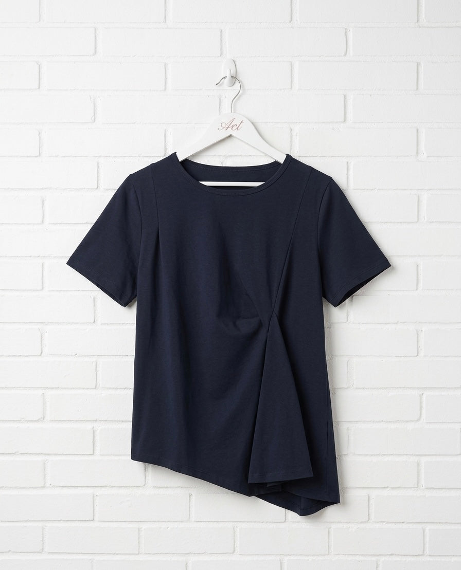 Camiseta asimetría +5 colores