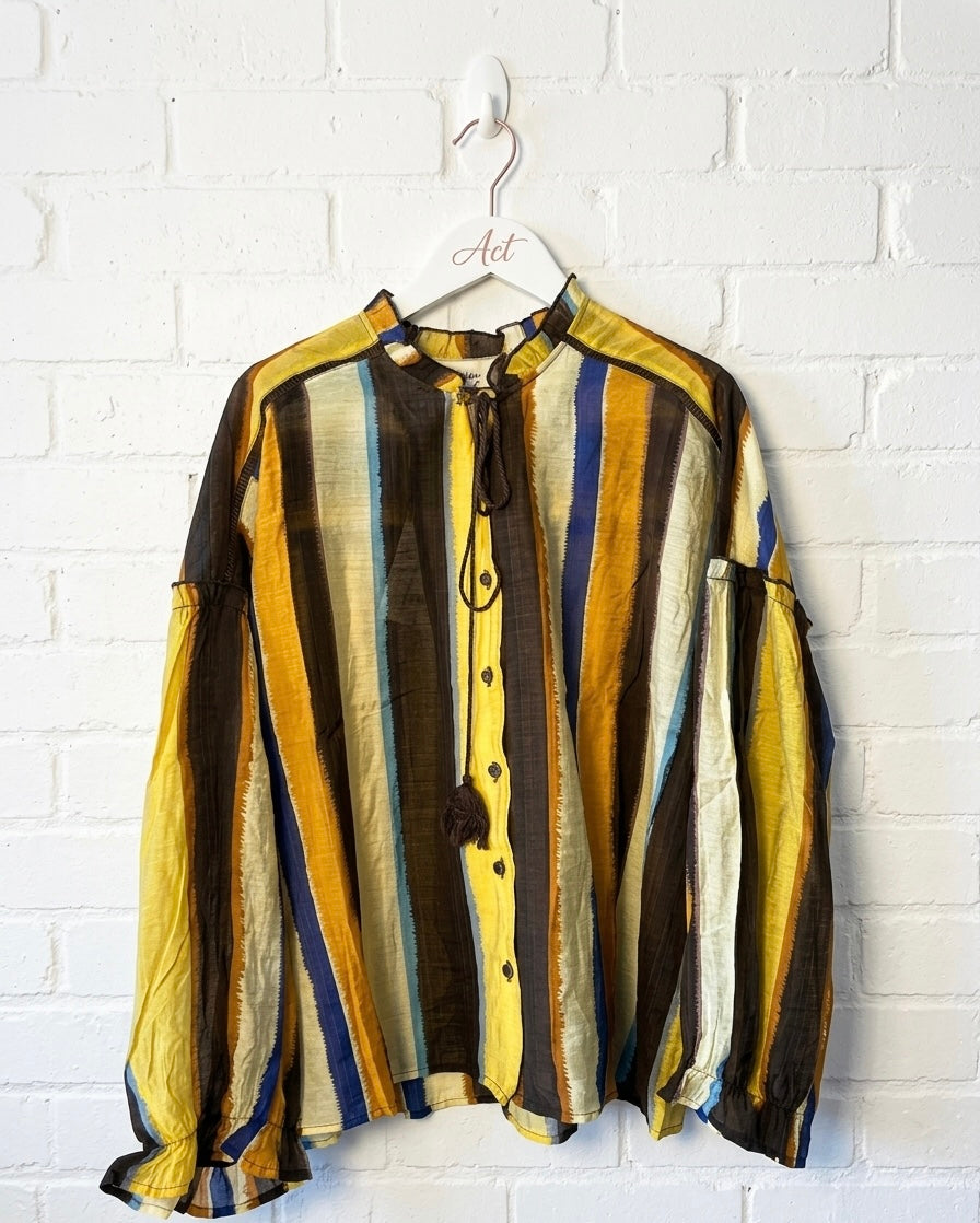 Blusa boho multicolor +1 color