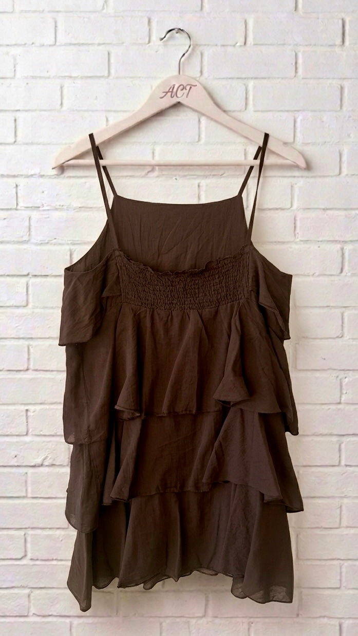 Vestido mini volantes +3 colores