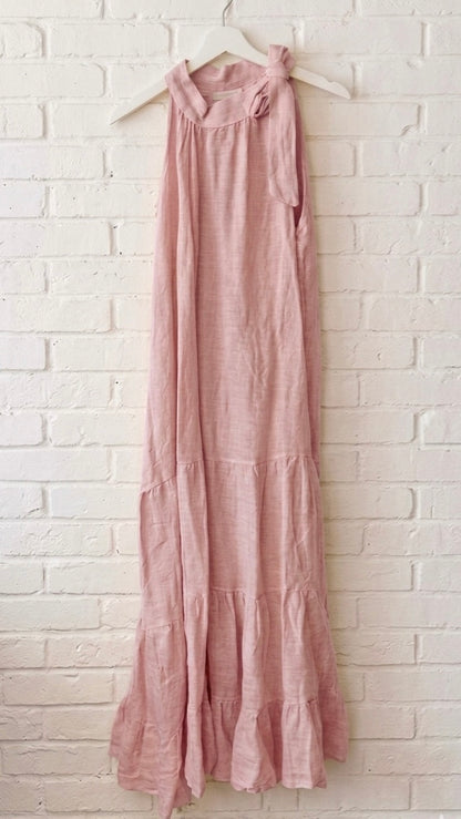Vestido Maxi Halter de lino+ 6 colores