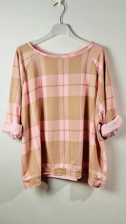 Sudadera cuadro bicolor + 1 color