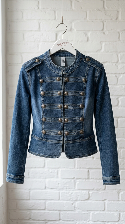 Chaqueta Denim Militar Emperial
