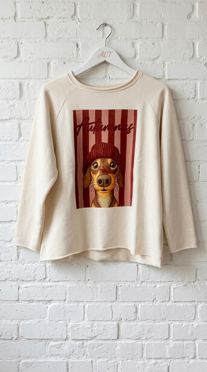 Sudadera Ilustrada Teckel