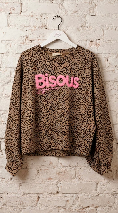 Sudadera Bisous Leopardo +1 color