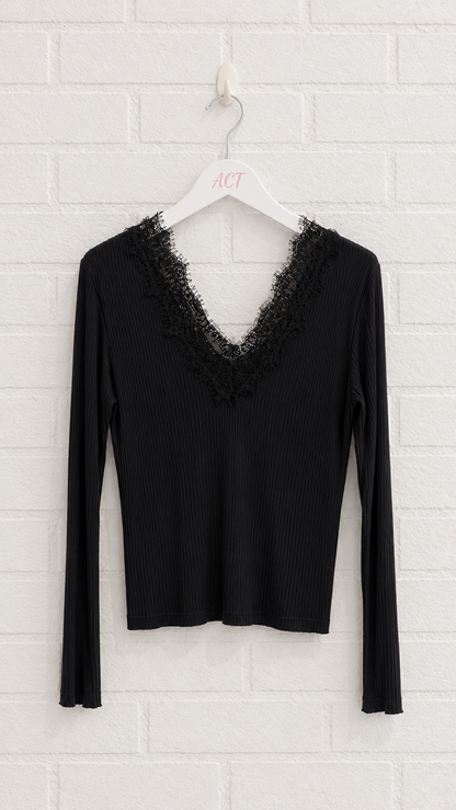 Camiseta Rib Lencera