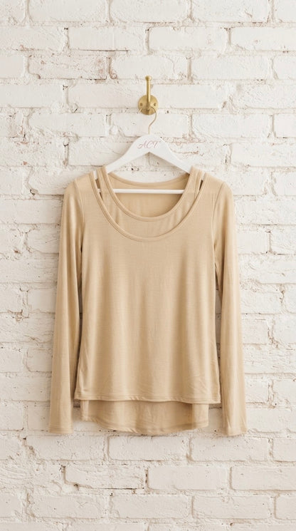 Camiseta Doble Basic +4 colores