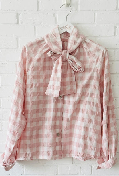 Blusa con lazo +3colores