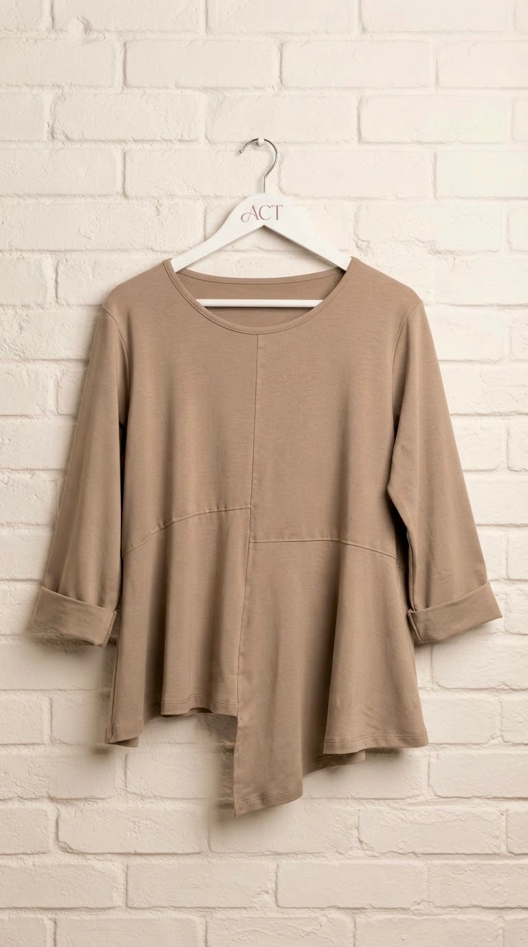 Camiseta de Algodón Minimal 158C +5 colores