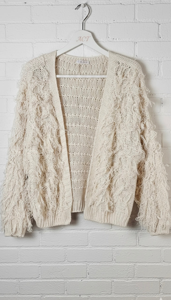 Cárdigan deshilachado +3color