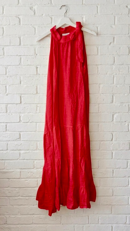 Vestido Maxi Halter de lino+ 6 colores