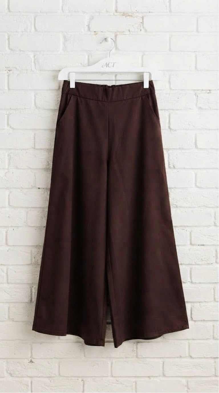 Pantalón Culotte Ancho +3 Colores