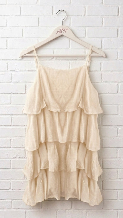 Vestido mini volantes +3 colores