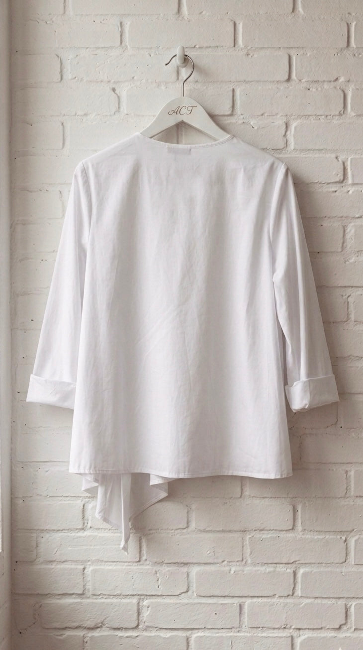 Blusa Plisada Asimétrica+1 color