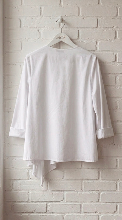 Blusa Plisada Asimétrica+1 color