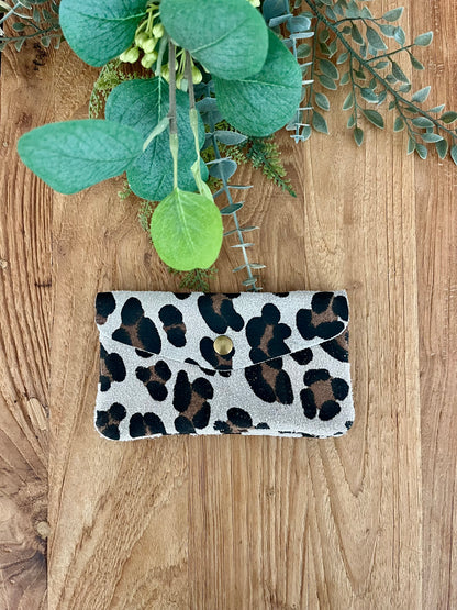 Monedero grande animal print