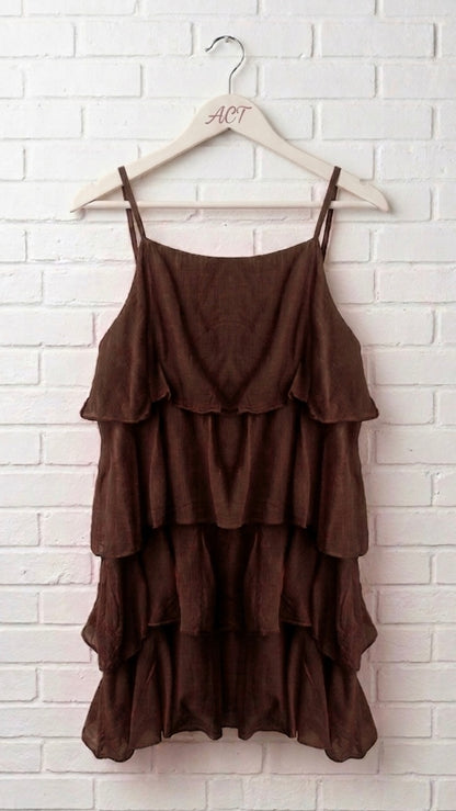 Vestido mini volantes +3 colores