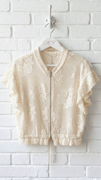 Chaqueta de encaje Floral +2 colores