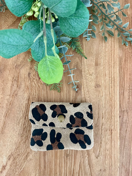 Monedero pequeño animal print