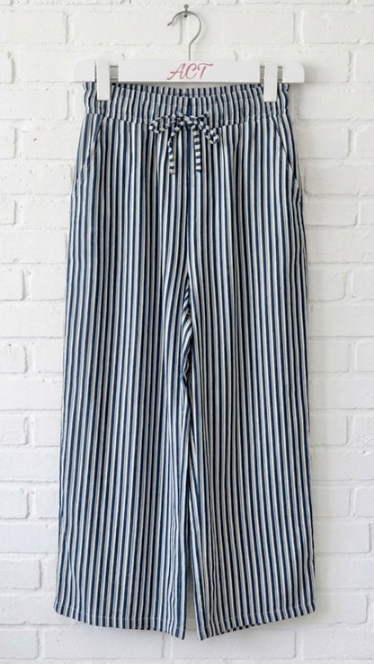 Pantalón de rayas fluido +3 colores