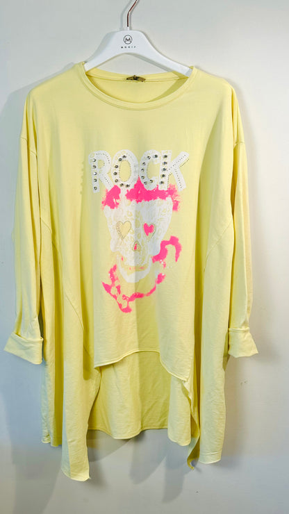 Camiseta Rock calavera +3 colores