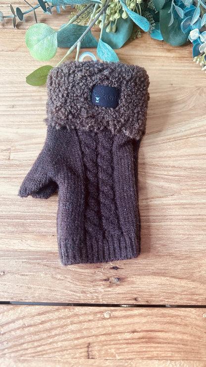 Mitones trenza +4colores