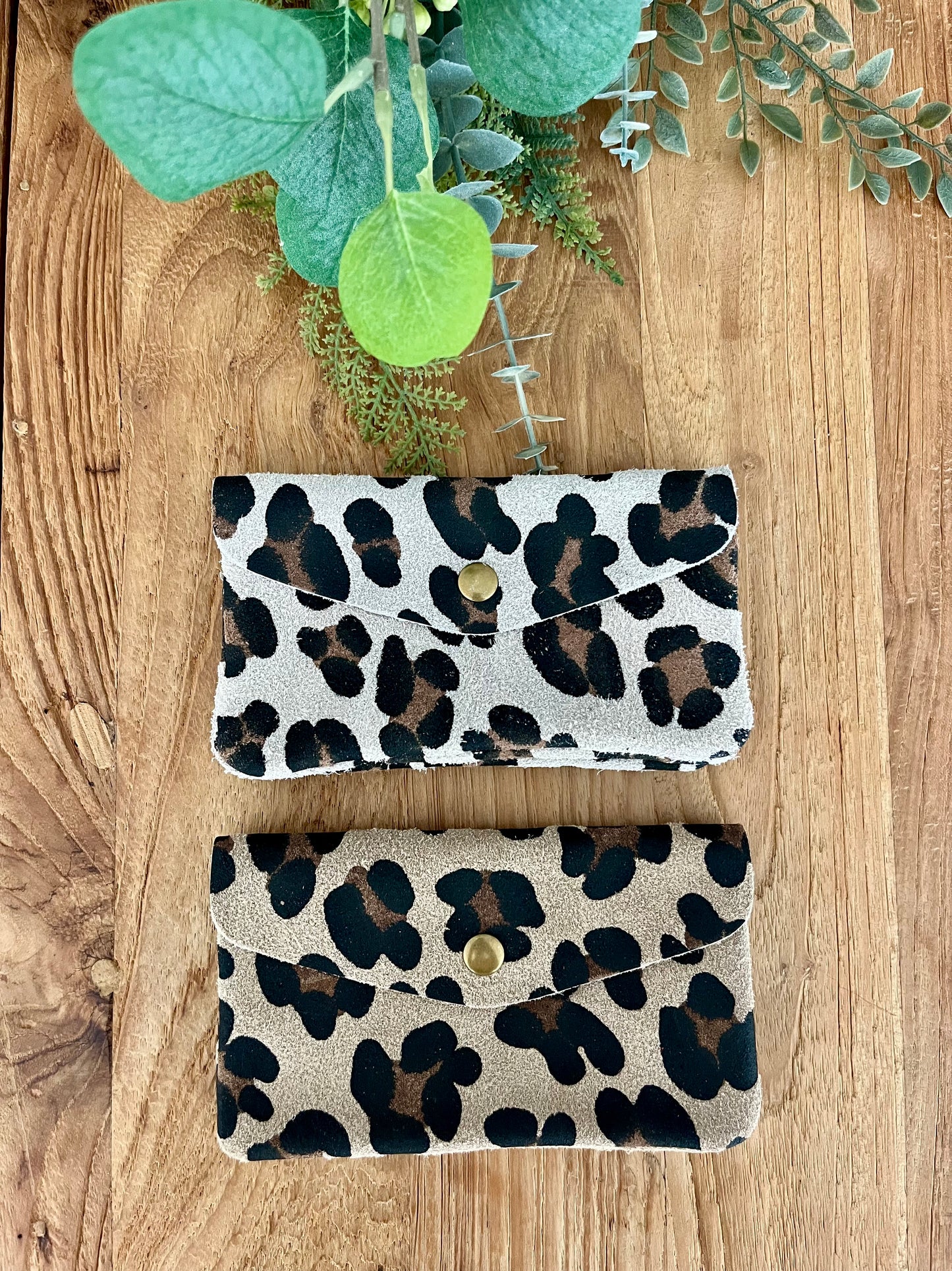 Monedero grande animal print