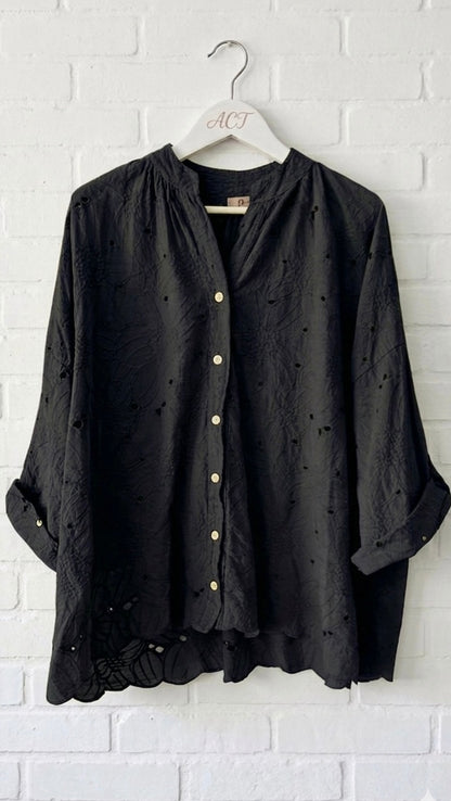 Camisa senda bordada +3 colores