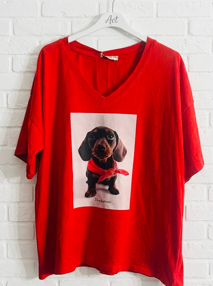 Camiseta Dog Fashion+5colores