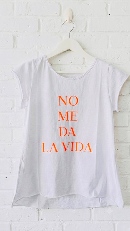 Camiseta no me da la vida +10 colores