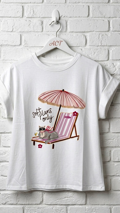 Camiseta verano miau +1 color