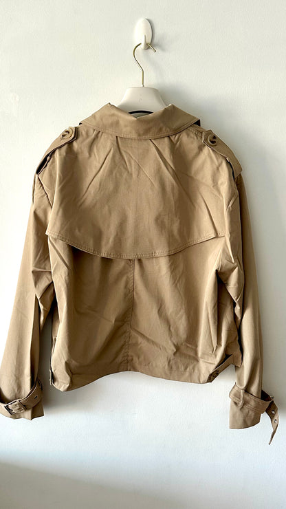 Crop top trench coat